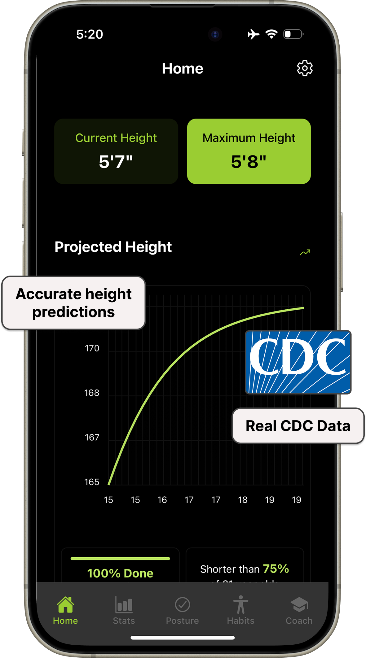 GoTall Project Your Height